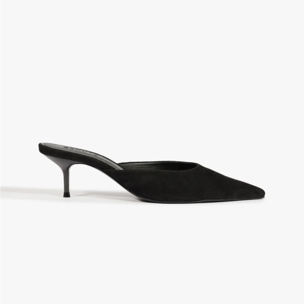 NEW SCHUTZ Black Julie Kitten Heels Size 6
